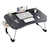 Laptop Desk, Foldable Bed Table, Lap Desk with St