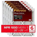 Filtrete 20x25x1, AC Furnace Air Filter, MPR 1000