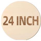 24 Inch Round Wood Circles Unfinished Round Wood