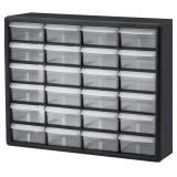 Akro-Mils 10124, 24 Drawer Plastic Parts Storage