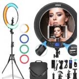 IVISII 19 inch Ring Light with Remote Controller
