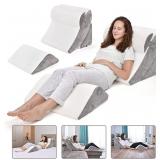 BRITENWAY Bed Wedge Pillow Set  4pc Orthopedic W