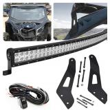 52 inch 288W Offroad Curved LED Light Bar Spot/Fl