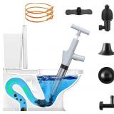 ZZSTAR Toilet Plunger,Drain Clog Remover,High Pre