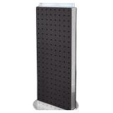 Azar 700509-BLK Non-Revolving Base Solid Pegboard