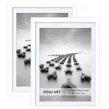 DOAI ART 24x36 Poster Frame White 2 Pack without