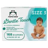 Amazon Brand - Mama Bear Gentle Touch Diapers, Hy