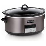 Crockpot 8 Quart Slow Cooker with Auto Warm Setti