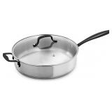 GrandTies Tri-Ply Stainless Steel Saute pan Induc