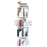 YGYQZ 4 Tier Rotating Display Bookshelf - 360 Vie YGYQZ 4 Tier Rotating Display Bookshelf - 360 Vie
