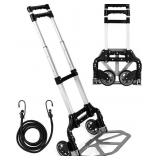 QWORK Portable Folding Hand Truck, Aluminum Lugga QWORK Portable Folding Hand Truck, Aluminum Lugga
