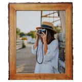 Rustic 11x14 Live Edge Picture Frame Brown, Woode Rustic 11x14 Live Edge Picture Frame Brown, Woode
