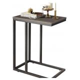 WLIVE Snack Side Table, C Shaped End Table for So WLIVE Snack Side Table, C Shaped End Table for So