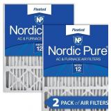 Nordic Pure 20x25x5 MERV 12 Pleated Honeywell Rep Nordic Pure 20x25x5 MERV 12 Pleated Honeywell Rep
