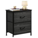 WLIVE Nightstand, 2 Drawer Dresser for Bedroom, S WLIVE Nightstand, 2 Drawer Dresser for Bedroom, S