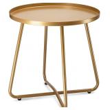 TeoKJ Outdoor Side Tables, Anti-Rust Metal Outdoo TeoKJ Outdoor Side Tables, Anti-Rust Metal Outdoo