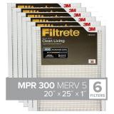 Filtrete 20x25x1, AC Furnace Air Filter, MPR 300, Filtrete 20x25x1, AC Furnace Air Filter, MPR 300,