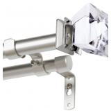 H.VERSAILTEX Double Curtain Rod Set for Windows D H.VERSAILTEX Double Curtain Rod Set for Windows D