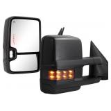 Sanooer Towing Mirrors for 2003-2007 Chevy Silver Sanooer Towing Mirrors for 2003-2007 Chevy Silver