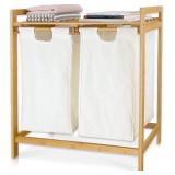 Bellglee Laundry Hamper with Shelf, 2 Sections Wo Bellglee Laundry Hamper with Shelf, 2 Sections Wo