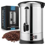 Zulay Premium 100 Cup Commercial Coffee Urn - Sta Zulay Premium 100 Cup Commercial Coffee Urn - Sta