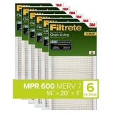 Filtrete 14x20x1, AC Furnace Air Filter, MPR 600, Filtrete 14x20x1, AC Furnace Air Filter, MPR 600,