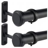 2 Pack 1 Inch Curtain Rods for Windows 48 to 84 B 2 Pack 1 Inch Curtain Rods for Windows 48 to 84 B