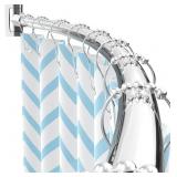 PrettyHome Adjustable Arched Curved Shower Curtai PrettyHome Adjustable Arched Curved Shower Curtai