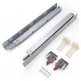 Knobonly 6 Pair 18' Soft Close Drawer Rails Full Knobonly 6 Pair 18' Soft Close Drawer Rails Full