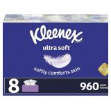 Kleenex Ultra Soft Facial Tissues, 120 Count (Pac Kleenex Ultra Soft Facial Tissues, 120 Count (Pac