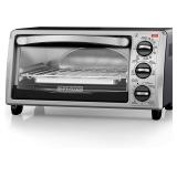 BLACK+DECKER 4-Slice Convection Oven, Stainless S BLACK+DECKER 4-Slice Convection Oven, Stainless S