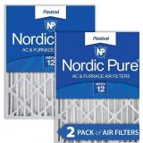 Nordic Pure 16x20x4 MERV 12 Pleated AC Furnace Ai Nordic Pure 16x20x4 MERV 12 Pleated AC Furnace Ai