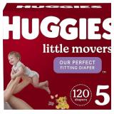 Huggies Little Movers Baby Diapers Size 5 (27+ lb Huggies Little Movers Baby Diapers Size 5 (27+ lb
