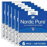 Nordic Pure 24x24x1 MERV 12 Pleated AC Furnace Ai Nordic Pure 24x24x1 MERV 12 Pleated AC Furnace Ai