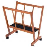 MEEDEN Wood Large Print Rack with Castors, Artist MEEDEN Wood Large Print Rack with Castors, Artist