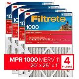 Filtrete 20x25x1, AC Furnace Air Filter, MPR 1000 Filtrete 20x25x1, AC Furnace Air Filter, MPR 1000