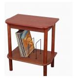 VOSTERIO Record Player Stand, Wooden Turntable Ho VOSTERIO Record Player Stand, Wooden Turntable Ho