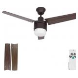 hykolity 42' Indoor Ceiling Fan with Light (E26 B hykolity 42' Indoor Ceiling Fan with Light (E26 B