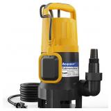 Acquaer 1HP Submersible Sump Pump 4948GPH Drain P Acquaer 1HP Submersible Sump Pump 4948GPH Drain P