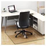 NeuType Glass Chair Mat, Tempered Glass Office Ch