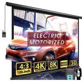 Aoxun 120' Motorized Projector Screen - Indoor an