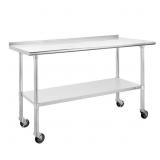 Hally Stainless Steel Table for Prep & Work 24 x