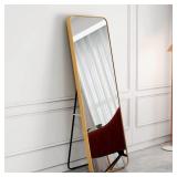 WFGEJU Gold Floor Length Mirror,Big Full Length M