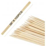 HOPELF Bamboo Marshmallow Roasting Sticks with 36 HOPELF Bamboo Marshmallow Roasting Sticks with 36