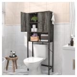 Ecoprsio Over-The-Toilet Storage Cabinet Rack, Ba Ecoprsio Over-The-Toilet Storage Cabinet Rack, Ba