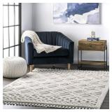 nuLOOM Ansley Moroccan Lattice Tassel Area Rug, 9 nuLOOM Ansley Moroccan Lattice Tassel Area Rug, 9