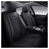 LEYJOIN Faux Leather Full Coverage Car Seat Cover LEYJOIN Faux Leather Full Coverage Car Seat Cover