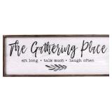 TERESA'S COLLECTIONS Large Gather Signs for Home TERESA'S COLLECTIONS Large Gather Signs for Home