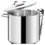 HOMICHEF Commercial Grade LARGE STOCK POT 20 Quar HOMICHEF Commercial Grade LARGE STOCK POT 20 Quar