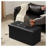 YOUDENOVA 30 inches Folding Storage Ottoman, 80L YOUDENOVA 30 inches Folding Storage Ottoman, 80L